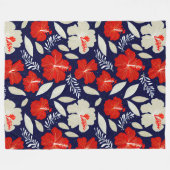 Aloha-Druck Fleecedecke (Vorderseite (Horizontal))