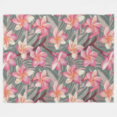 Aloha-Druck Fleecedecke (Vorderseite (Horizontal))
