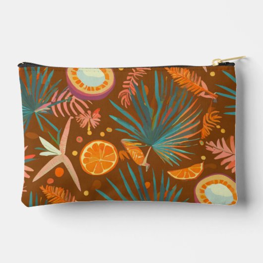 Aloha-Druckmuster Zubehörtasche (Rückseite)