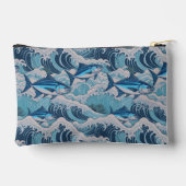 Aloha-Druckmuster Zubehörtasche (Rückseite)