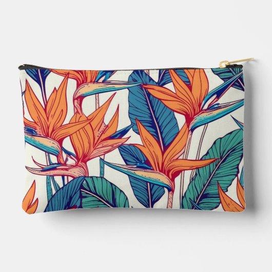 Aloha-Druckmuster Zubehörtasche (Rückseite)