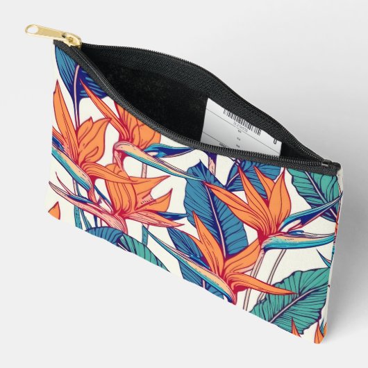 Aloha-Druckmuster Zubehörtasche (Offen)