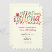 Aloha Einladung (Vorne/Hinten)