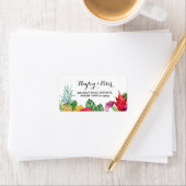 Aloha Elegant Adresse Luau Wedding Labels Stickers Adressaufkleber (Insitu)