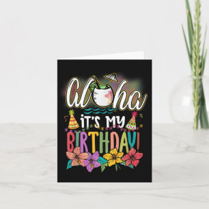 Aloha Es ist mein Geburtstag Hawaiian Aloha Stränd Karte