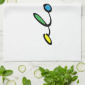 ALOHA farbig Handtuch (Gefaltet)