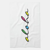 ALOHA farbig Handtuch (Vertikal)