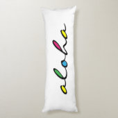 ALOHA farbig Seitenschläferkissen (Rückseite (Vertikal))