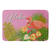 Aloha Flamingo Badematte (Vorderseite)