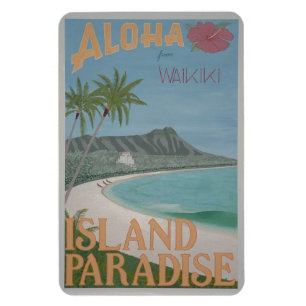 ALOHA flexibler Magnet (4" x6")