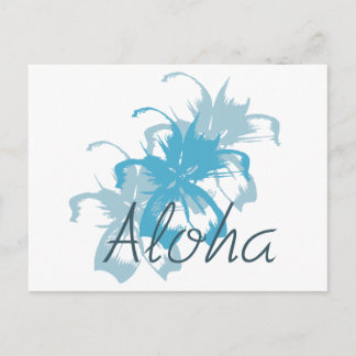 Aloha Floral Postkarte