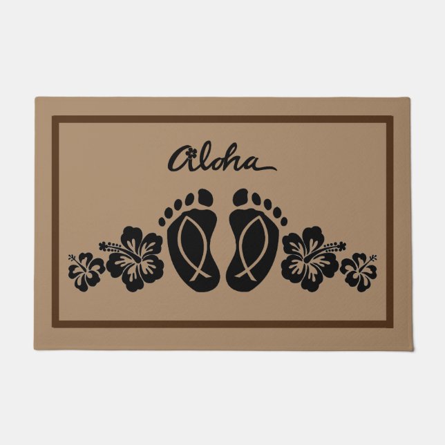 Aloha Footprint Floor Mat Fußmatte (Vorderseite)