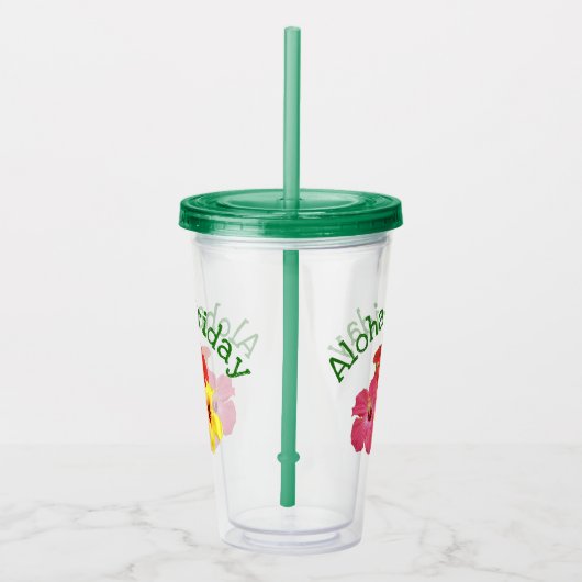 Aloha Freitag Acryltrinkbecher (Rechts)