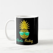 Aloha Freitag Ananas Sommer Frucht Ananas Kaffeetasse (Links)
