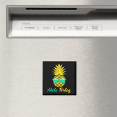 Aloha Freitag Ananas Sommer Frucht Ananas Magnet (In Situ (Geschirrspüler))