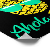 Aloha Freitag Ananas Sommer Frucht Ananas Poster (Ecke)