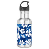 ALOHA FREITAG (BLAU) EDELSTAHLFLASCHE (Vorderseite)