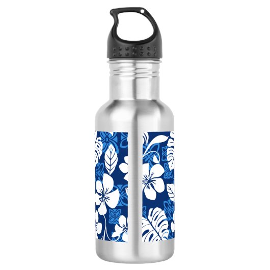 ALOHA FREITAG (BLAU) EDELSTAHLFLASCHE (Rückseite)