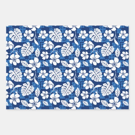 ALOHA FREITAG (BLAU) GESCHENKPAPIER SET (Vorderseite 3)