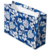 ALOHA FREITAG (BLAU) GROßE GESCHENKTÜTE (Vorderseite Schrägansicht)