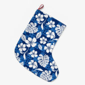 ALOHA FREITAG (BLAU) GROßER WEIHNACHTSSTRUMPF (Vorderansicht (hängend))