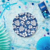 ALOHA FREITAG (BLAU) PAPPTELLER (Party)
