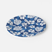 ALOHA FREITAG (BLAU) PAPPTELLER (Schrägansicht)