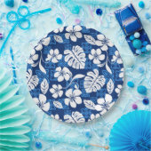 ALOHA FREITAG (BLAU) PAPPTELLER (Party)