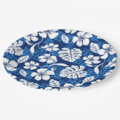 ALOHA FREITAG (BLAU) PAPPTELLER (Schrägansicht)