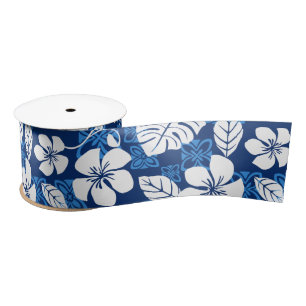 ALOHA FREITAG (BLAU) SATIN RIBBON SATINBAND