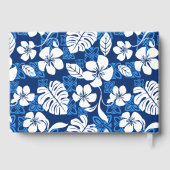 ALOHA FREITAG-MUSTER IN BLAU GÄSTEBUCH (Rückseite)