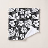 ALOHA FREITAG (SCHWARZ) BAD TOWEL SET (Waschlappen)