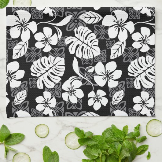 ALOHA FREITAG (SCHWARZ & GRAU) GESCHIRRTUCH (Gefaltet)