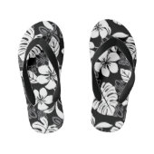 ALOHA FREITAG (SCHWARZ & GRAU) KINDERBADESANDALEN (Fußbett)