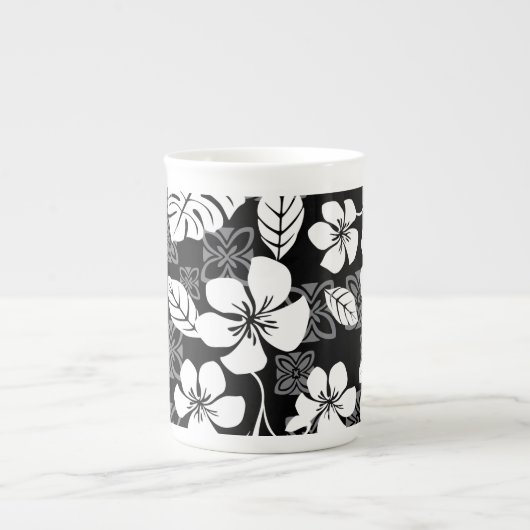 ALOHA FREITAG (SCHWARZ) KNOCHENCHINA TASSE (Vorderseite)