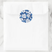 ALOHA FRIDAY (BLAU) CLASSIC ROUND STICKER (Tasche)