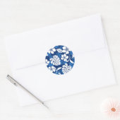 ALOHA FRIDAY (BLAU) CLASSIC ROUND STICKER (Umschlag)