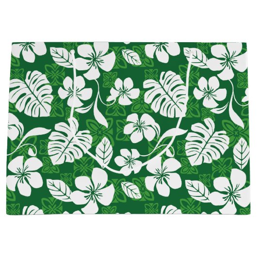 ALOHA FRIDAY (GRÜNE) GROßE GESCHENKTÜTE (Vorderseite)