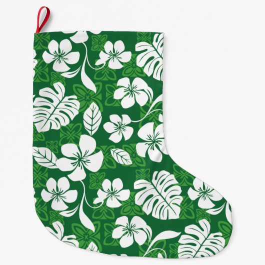 ALOHA FRIDAY (GRÜNE) GROßER WEIHNACHTSSTRUMPF (Vorderseite)