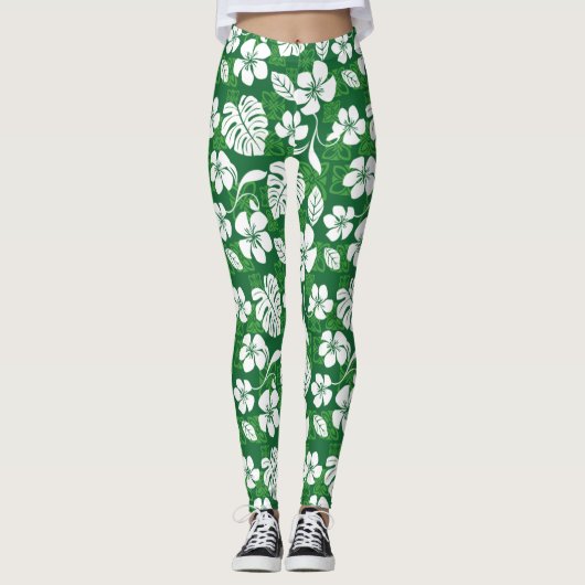 ALOHA FRIDAY (GRÜNE) LEGGINGS (Vorderseite)