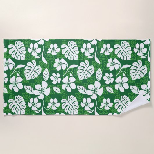 ALOHA FRIDAY (GRÜNE) STRANDTUCH (Vorderseite)