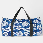 ALOHA FRIDAY PATTERN IN BLAU DUFFLE BAG (Rückseite)