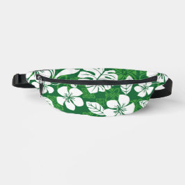 ALOHA FRIDAY PATTERN IN GREEN BAUCHTASCHE