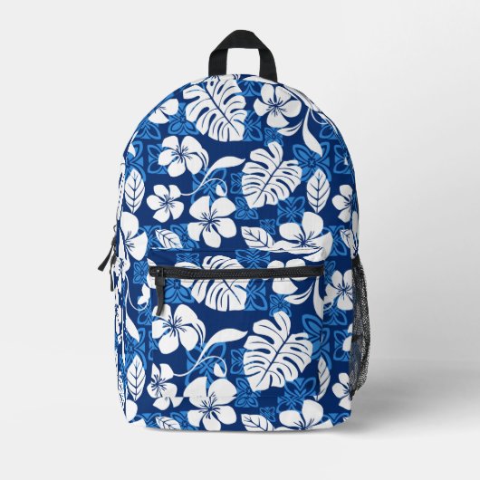 ALOHA FRIDAY PATTERN IN GREEN BEDRUCKTER RUCKSACK (Vorderseite)