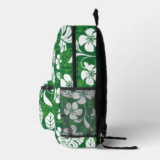 ALOHA FRIDAY PATTERN IN GREEN BEDRUCKTER RUCKSACK (Rechts)
