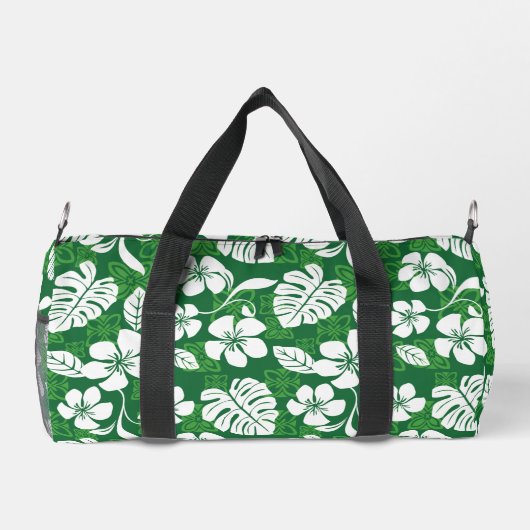 ALOHA FRIDAY PATTERN IN GREEN DUFFLE BAG (Rückseite)