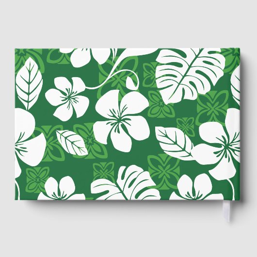 ALOHA FRIDAY PATTERN IN GREEN GÄSTEBUCH (Rückseite)