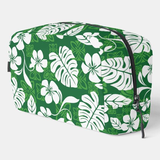 ALOHA FRIDAY PATTERN IN GREEN WASCHBEUTEL (Rechte Ecke)