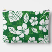 ALOHA FRIDAY PATTERN IN GREEN ZUBEHÖRTASCHE (Vorderseite)