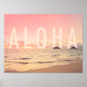 Aloha from Hawaii Art Print Poster (Vorne)
